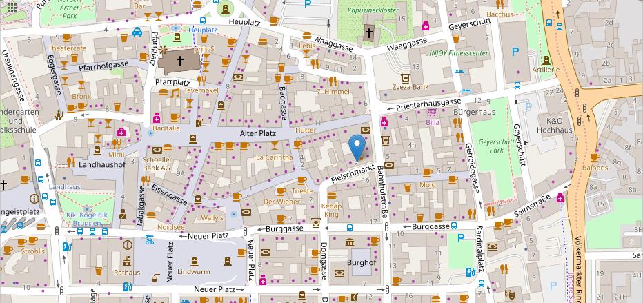 Anfahrtsplan © OpenStreetMap-Mitwirkende